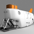 Modern Submarine 3d model