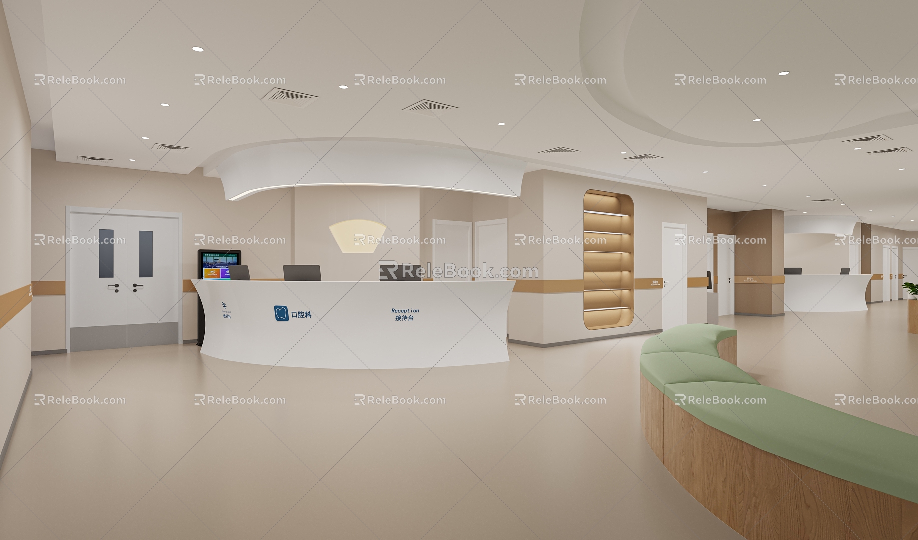 Modern Hospital 3d model