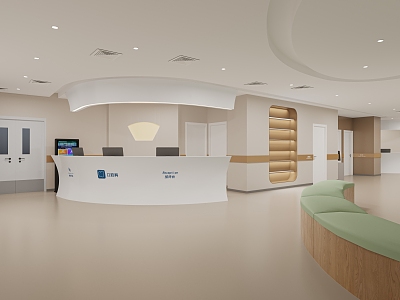 Modern Hospital 3d model