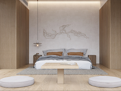 Modern Bedroom 3d model