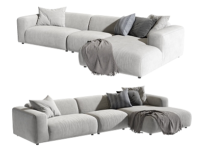 Modern Multiplayer Sofa 3d model