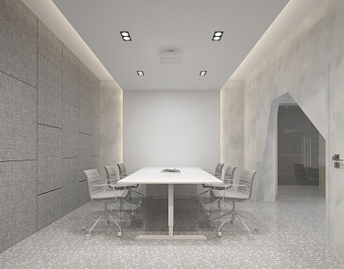 Modern Meeting Room Meeting Table and Chair 3d model