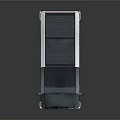 Modern Silver Black Electric Van With Sleek Body And Futuristic Design