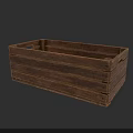 Wooden Storage Box for Electronic Appliances with Handles and Sturdy Structure