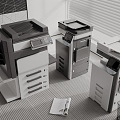 Printer Copier Scanner Office Equipment 3d model