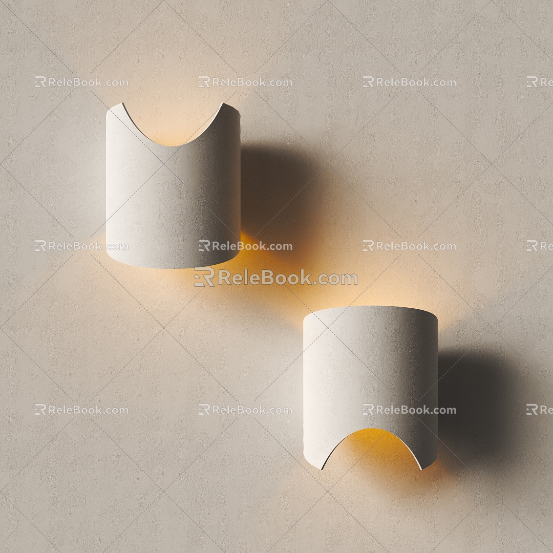 Modern wall lamp 3d model