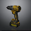 DEWALT Cordless Drill Yellow And Black Professional Power Tool With Battery