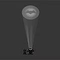 Batman Standing Next to Bat Signal With Red Bat Symbol on Ground
