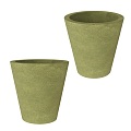 Moleskin Modern Fruit Green Flower Pot 18 3d model