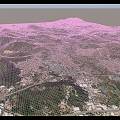 Map Geoform Terrain Mountain Landscape Dashan Reservoir Water System 3d model