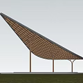 New Chinese Pavilion Landscape Gallery Landscape Structures Rest Architecture Landscape Pavilion 3d model