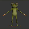 Frog Poison Frog Game Frog Reptile Cold Blooded Animal Reptile 3d model