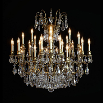 Crystal chandelier 3d model