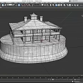 Silver Architectural Model Trophy for Masters Tournament at Augusta National Golf Club