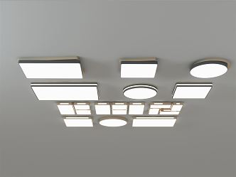 modern ceiling lamp 3d model