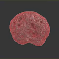 Porous Natural Stone With Irregular Shape And Speckled Gray Surface Holes