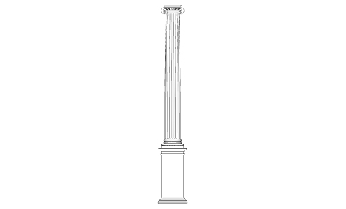 Roman Column 3d model