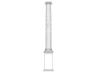 Roman Column 3d model