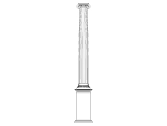 Roman Column 3d model