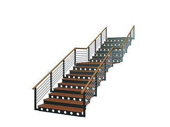 Stairs Rotating Stairs Glass Stairs Solid Wood Stairs Creative Stairs 3d model