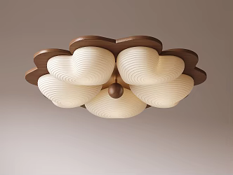 Antique ceiling lamp 3d model