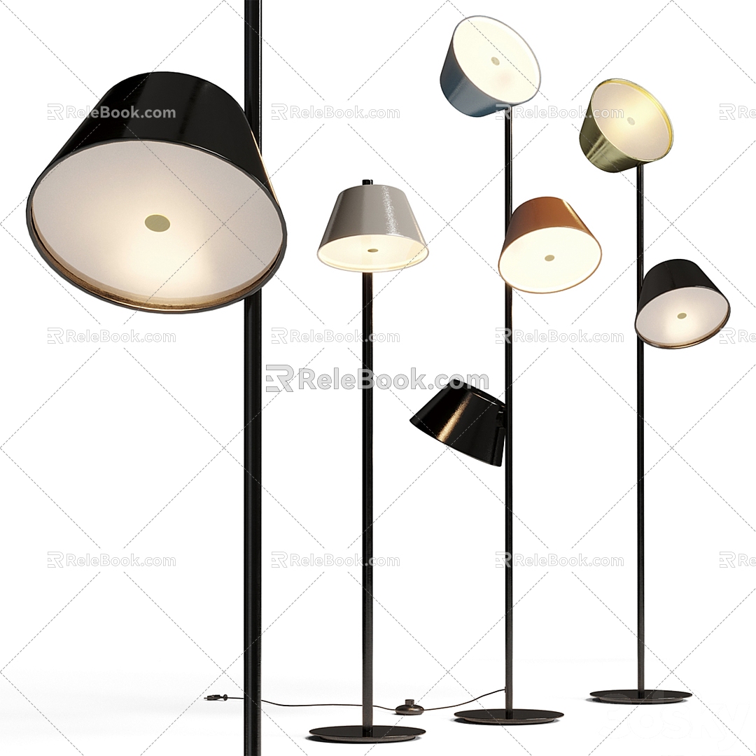 Modern floor lamp 3d model