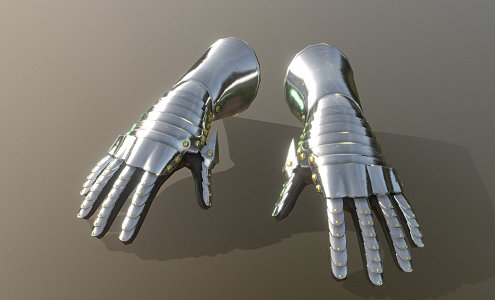 Weapon class hand armor 3d model