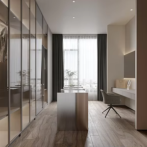 Modern Cloakroom 3d model