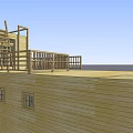 Wooden Detached House Under Construction With Open Frame Windows And Green Lawn