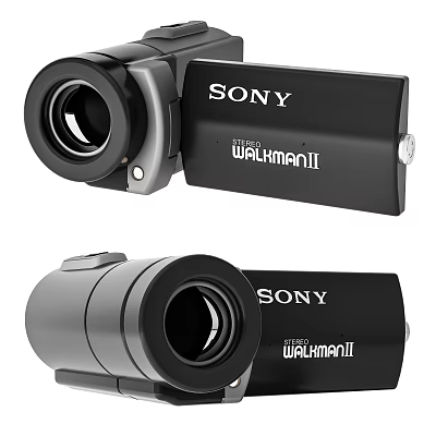 Modern camera Sony camera 3d model