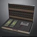 Open Hard Case With Foam Interior Containing Two Green Batteries White Device And Colored Wires