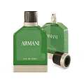 Armani Eau De Cedre Perfume With Green Bottle Design And Elegant Details