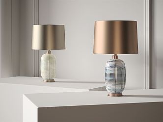 Light Luxury Table Lamp 3d model