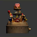 Colorful Multi Layered Dessert Tower Featuring Assorted Cakes Fresh Fruits And Festive Decorations