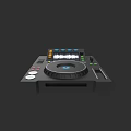 Professional Commercial DJ Equipment With Control Knobs Buttons And Display Screen 3d model