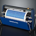 Graphtec Digital Cutting Plotter with Media Roll and Control Panel 3d model
