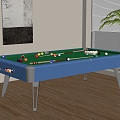 Modern billiard table 3d model