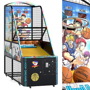 Basketball dream basketball game machine 3d model