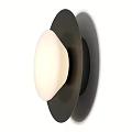 Modern Gold Metal Wall Light With Geometric Circular Design For Home Decor