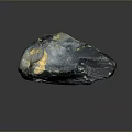 Natural Wood Stone With Blue Black Golden White Veins And Polished Surface