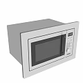Haier Stainless Steel Built In Microwave Oven With Digital Display And Control Panel