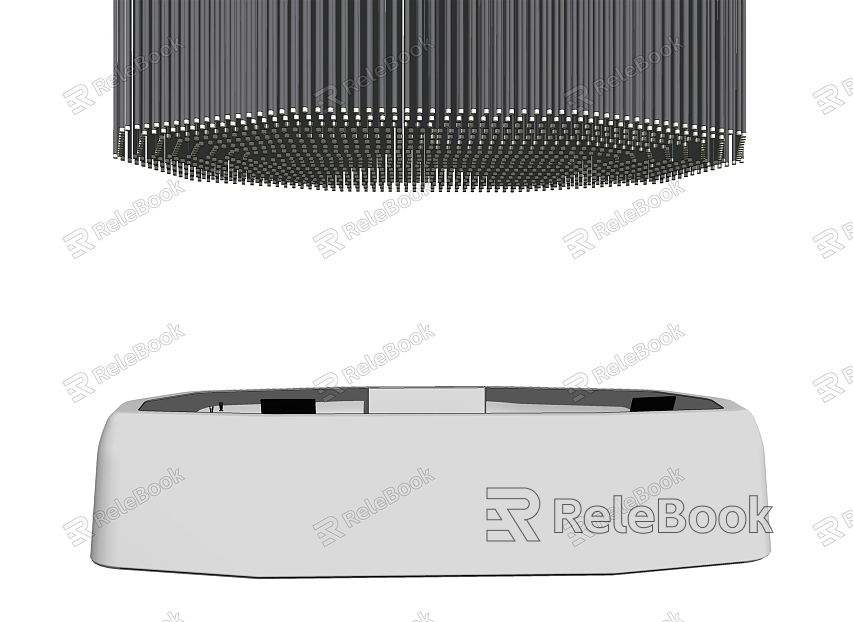 Modern Reception Desk Mall Service Desk model