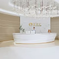 Hotel Reception Area Modern Reception Area 3d model