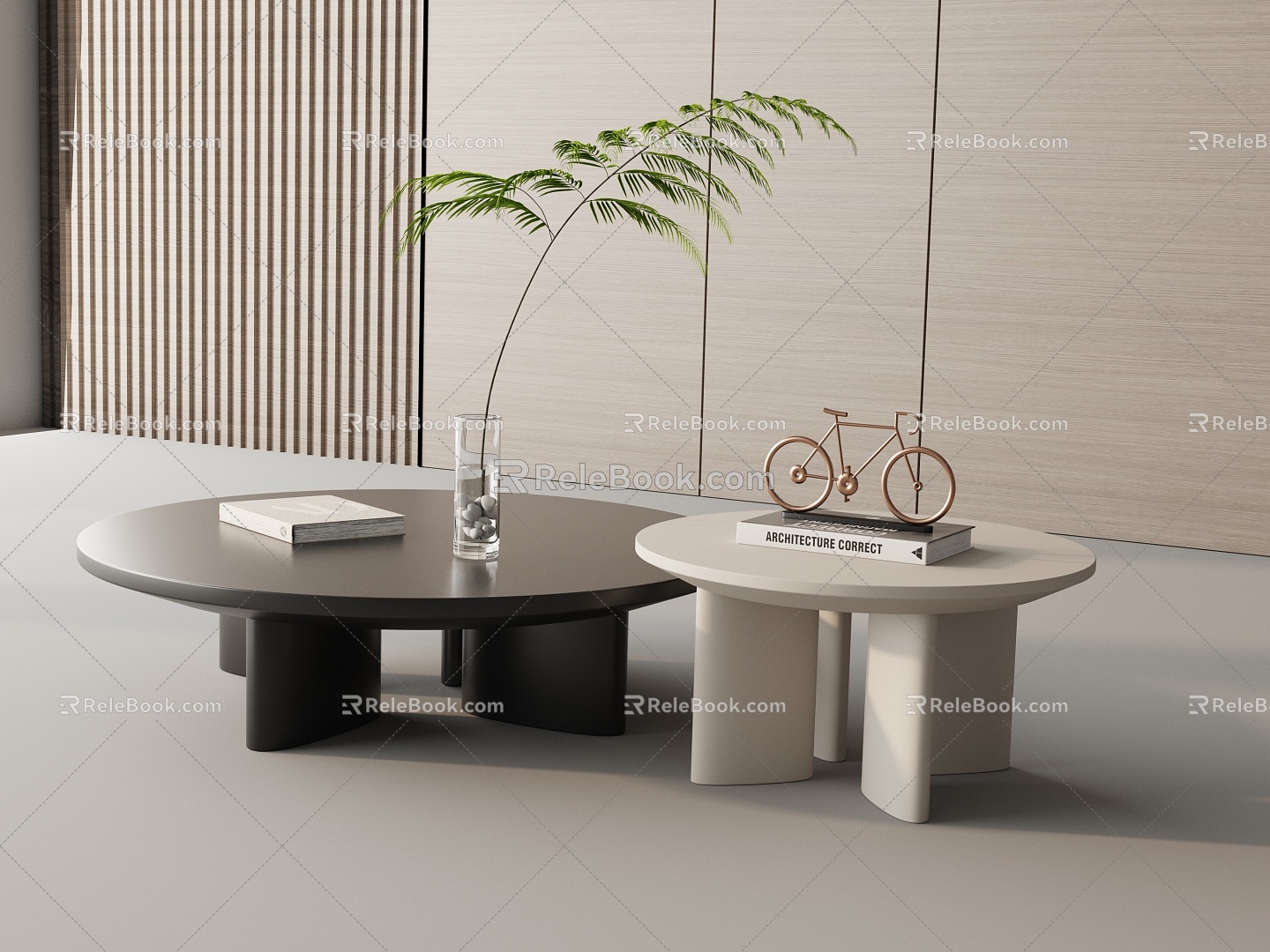 Modern coffee table 3d model