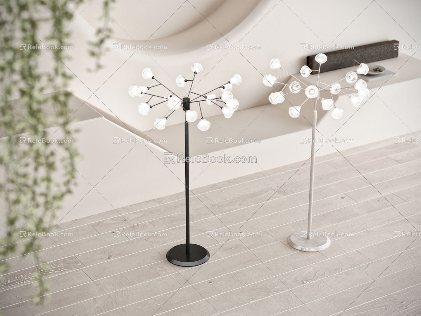 Floor Lamp Decorative Floor Lamp Chandelier Floor Lamp Fishing Lamp 3d model