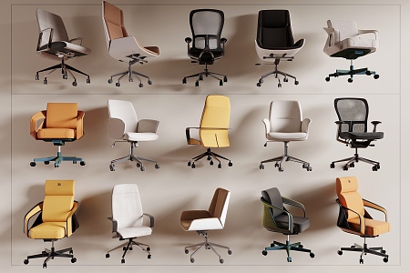 Modern office chair 3d model