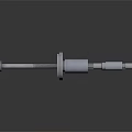 Manual Medical Injection Device With Metal Handle Screw Mechanism And Cylinder