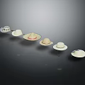 Various Stylish Hats With Different Designs And Decorative Details On