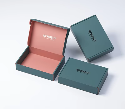 Modern packaging box packaging aircraft box 3d model Modern packaging box packaging aircraft box 3d model