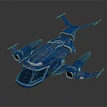 Modern Fighter Sci-fi Fighter 3d model